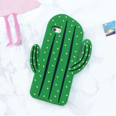 iPhone 6 6s Plus 5.5 - 3D Silicone Cute Silicone Soft Protective Phone Cover Case - Cactus